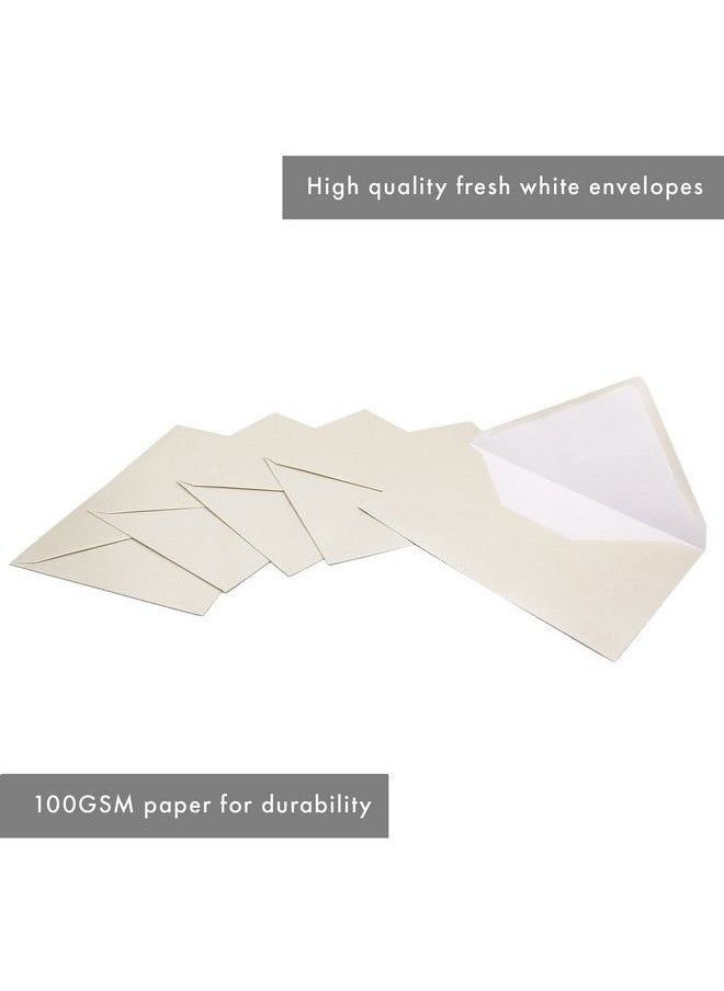Pukka Pad Carpe Diem Gummed Envelopes For Greeting Cards And Invitations Pack Of 25 Fresh White Envelopes A2 4.38 X 5.75 In  - Image 5