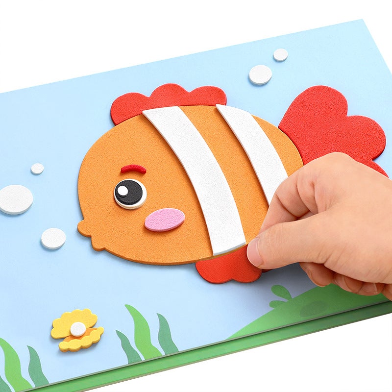 Kids 3D EVA Sticker DIY Puzzle Craft Kit - Image 1