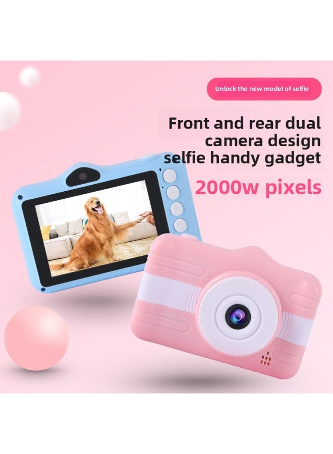 Generic Smart HD Digital Camera Children's Toy Camera Dual Camera 3.5 Inch Screen Small SLR Gift-Body Color:Memory Card 32G  - Image 2
