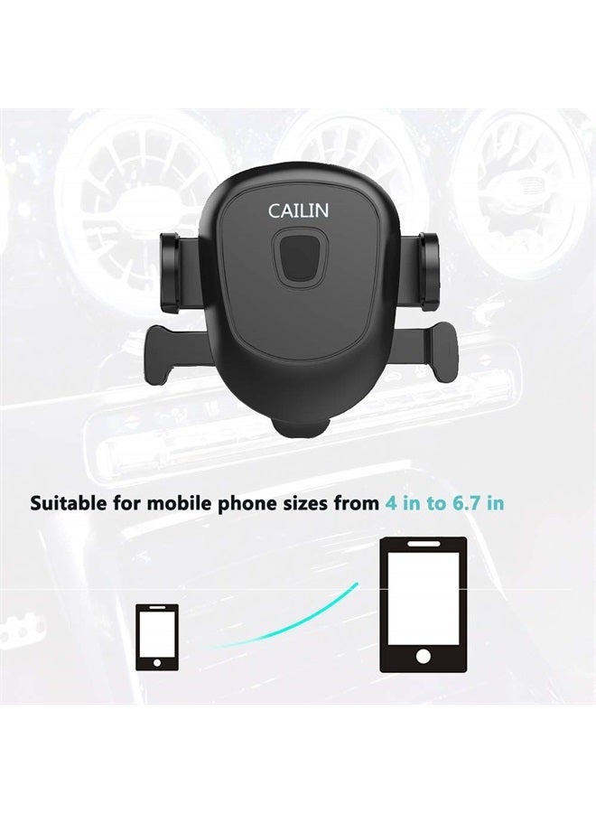 ICAILIN حامل هاتف السيارة لهواتف مرسيدس بنز GLK/GLC/GLE/GLS/GLB-Class 2016-2023، حامل هاتف فورد موستانج، جيب جراند شيروكي Str8، سوزوكي سويفت فيتارا ميني كوبر - Image 4