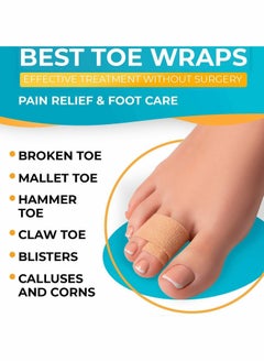 Excefore Toe Separators for Overlapping Toes  Transparent Soft Silicone Bunion Corrector Pads, Support Straightener  - Image 5
