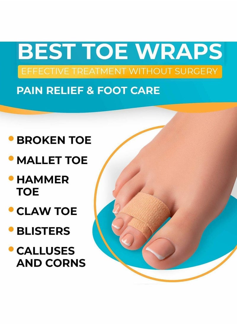 Excefore - Toe Separators for Overlapping Toes  Transparent Soft Silicone Bunion Corrector Pads, Support Straightener - Image 1