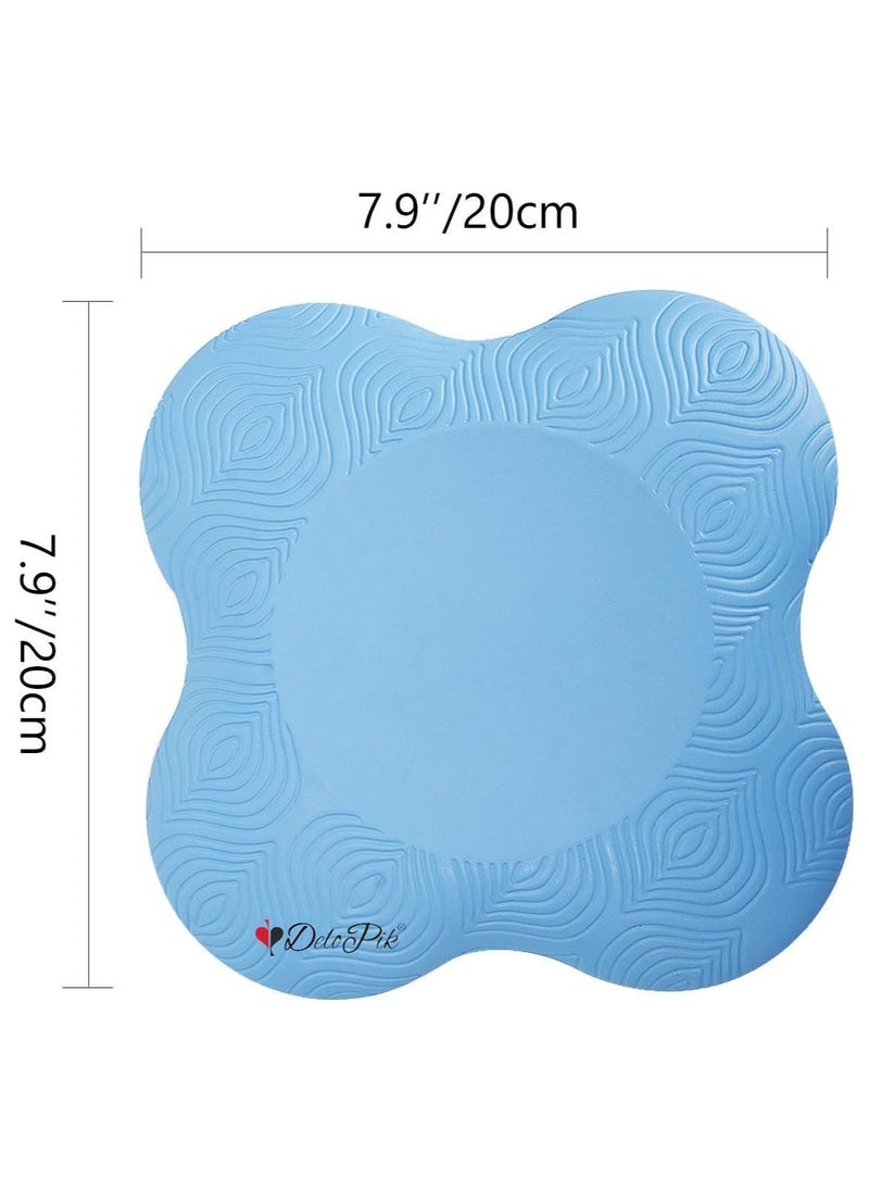 DeloPik 2PCS 20x20cm Yoga Knee Pad, Anti Slip Foam, Comfortable Yoga Support Pad, Sports Balance Cushion for Protecting Knee, Ankle, Elbow, Hand  - Image 2
