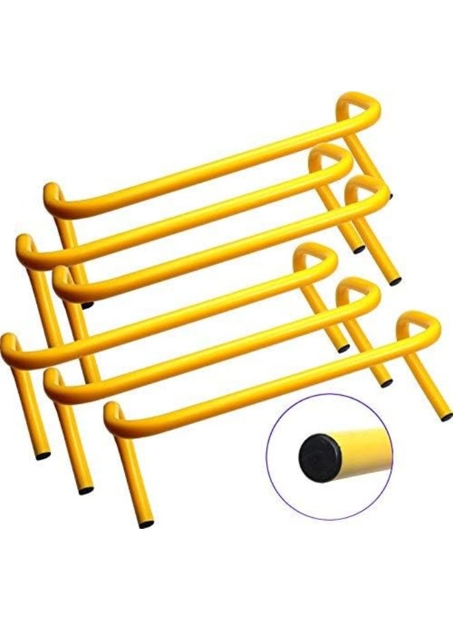 SS SS Sports Speed Agility Hurdle Training Set of 6 Soccer Football Basketball Track (9 inch)  - Image 1