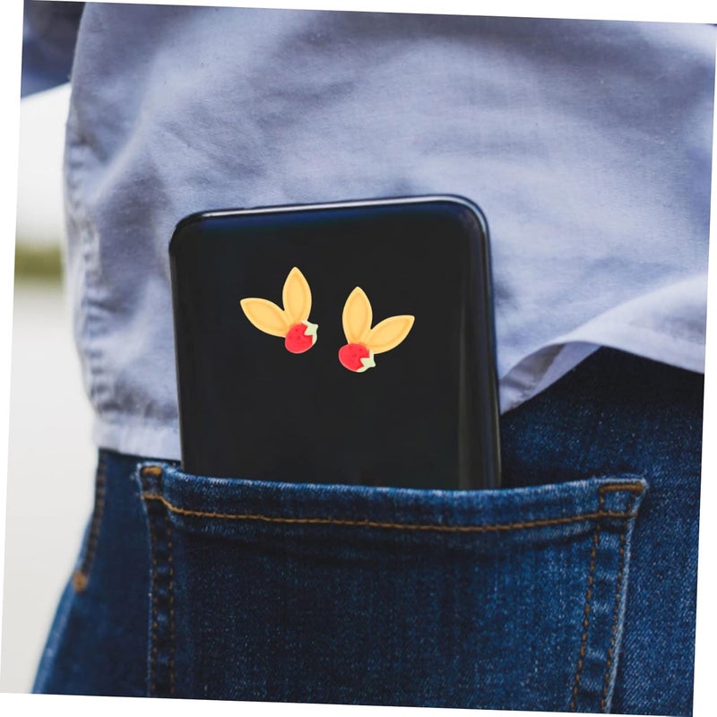 40pcs Resin Rabbit Ears Charms Diy Phone Case Accessories Decorative Charms for Boys and Girls Crafts - Image 4