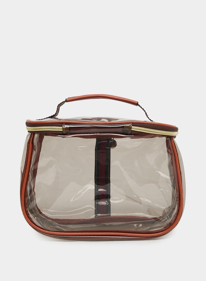 تايك تو شنطة مستحضرات تجميل بسحاب للإغلاق - Image 2