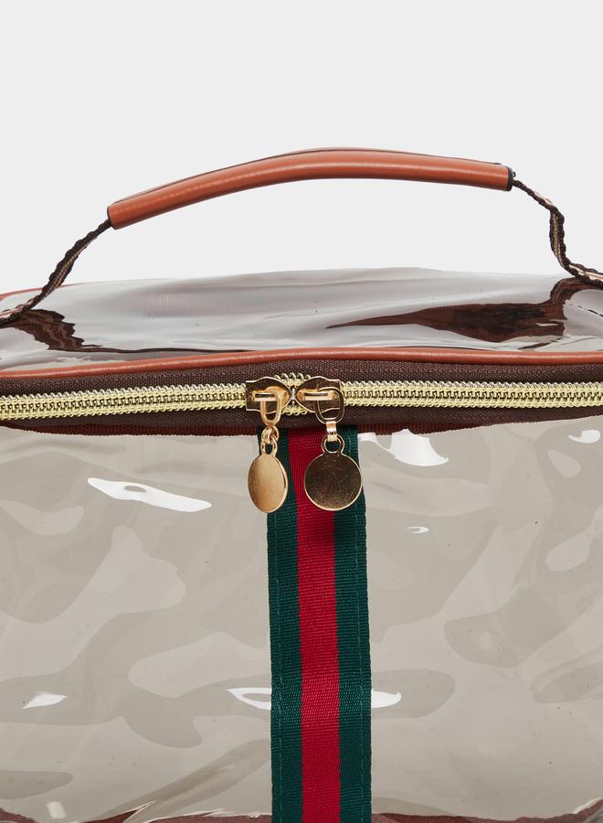 تايك تو شنطة مستحضرات تجميل بسحاب للإغلاق - Image 3