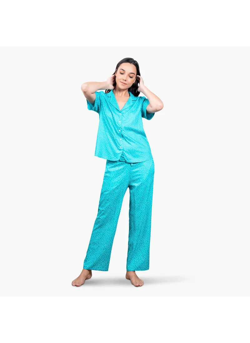 Aadaraya Printed Pyjama Set