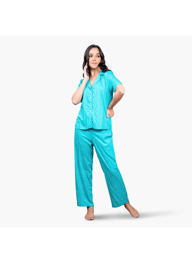 أدريا Printed Pyjama Set