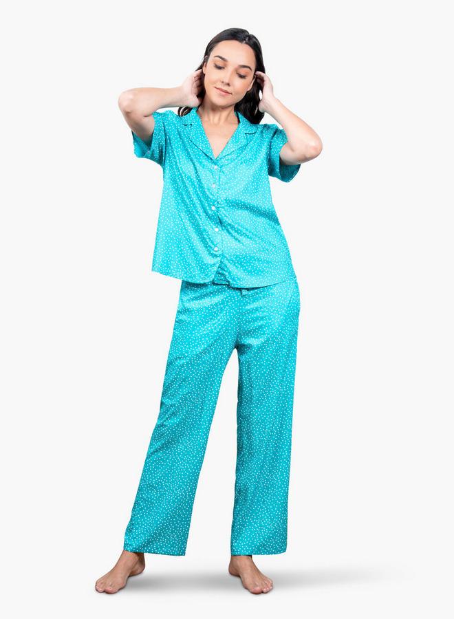 Aadaraya Printed Pyjama Set - Image 2