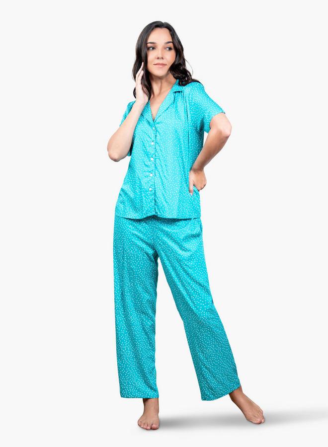 Aadaraya Printed Pyjama Set - Image 1