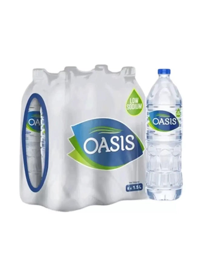 Oasis Water Drinking water Bottle Pack of 6X1.5Ltr (Delivery In Dubai Only)