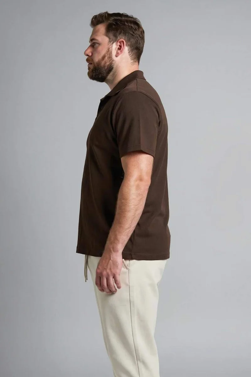 ديفاكتو Plus Size Short Sleeve T-Shirt