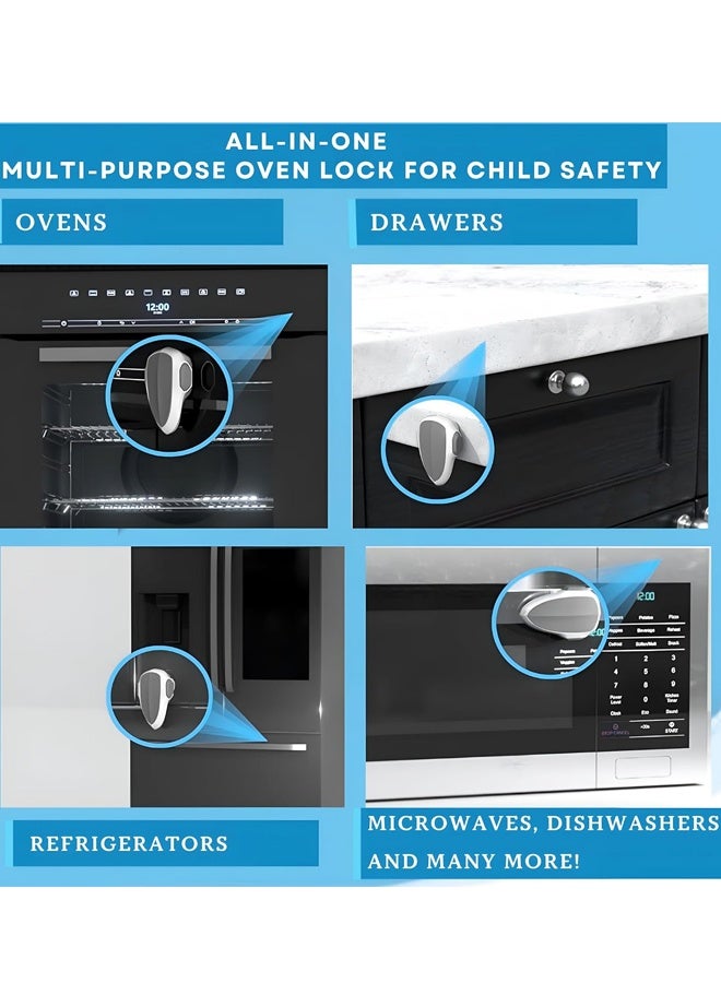 Heat Resistant Oven Safety Lock for Baby Proofing - Image 4