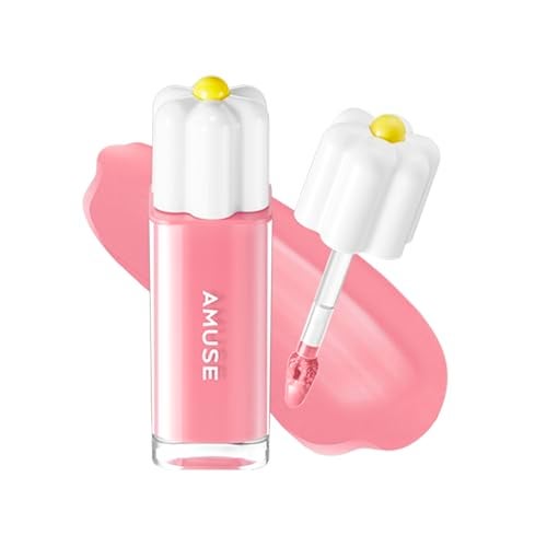 Amuse SEOUL Daisy Flower Dew Tint 03 HEALTHY BOKSOONGA Glossy Moisturizing Lip Stain Watery Glow Lip Tint Long Lasting Color Dewy Finish Vegan Korean Beauty Makeup - Image 1