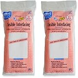 Pellon 15 inches x 3 yards White Fusible Interfacing, 2 Pack - Image 1