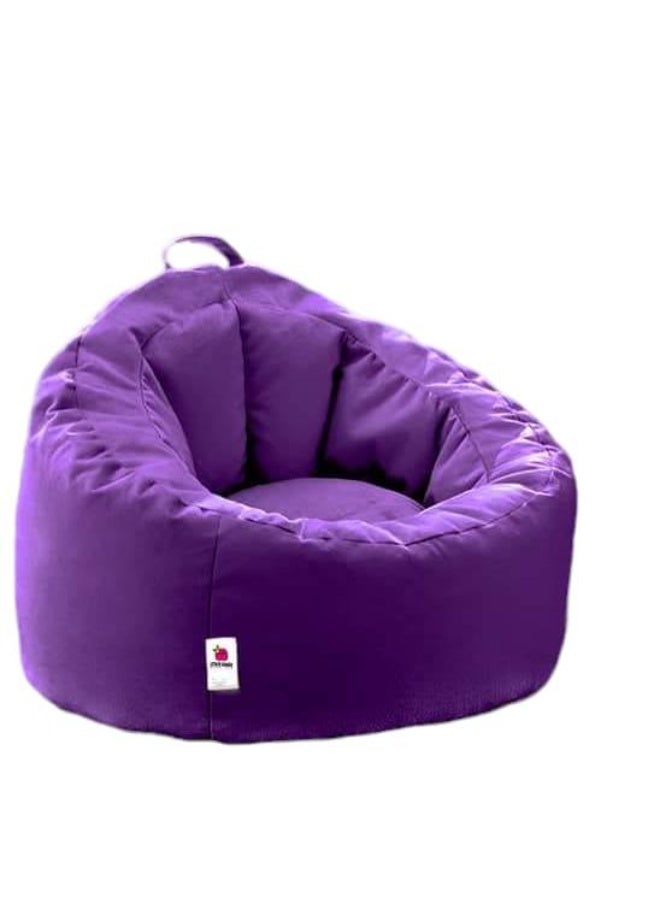 Star Bags - Bean Bags Bean Bag Chair Comfy - From Star Bags - 100*75cm - Purple - Velvet Fabric - Image 2
