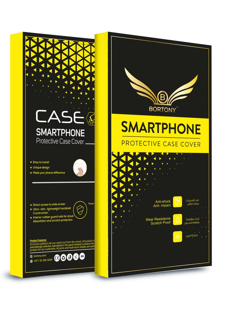 BORTONY Protective Case Cover With Finger Grip Stand For Samsung Galaxy A20 - Image 4