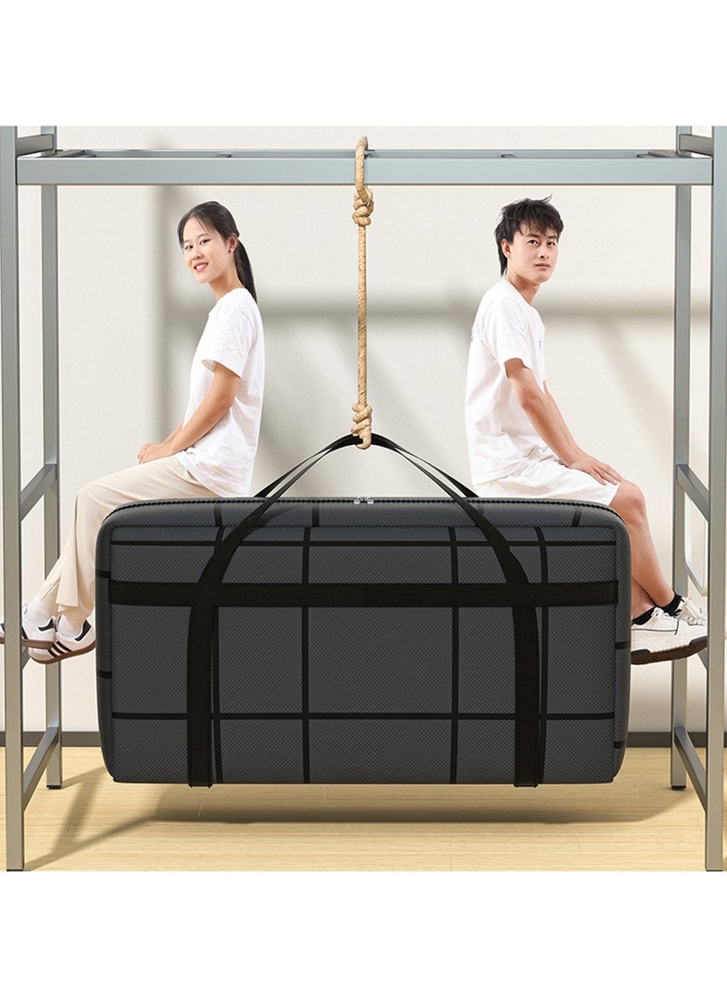 3pcs Waterproof Storage Bags Over Sized Large and Medium Thick Heavy Duty Moving Bags Storing Totes Strong Handles and Zip for Cloths Blankets Bedding Pillows Travel 3 Sizes 200L,150L,100L