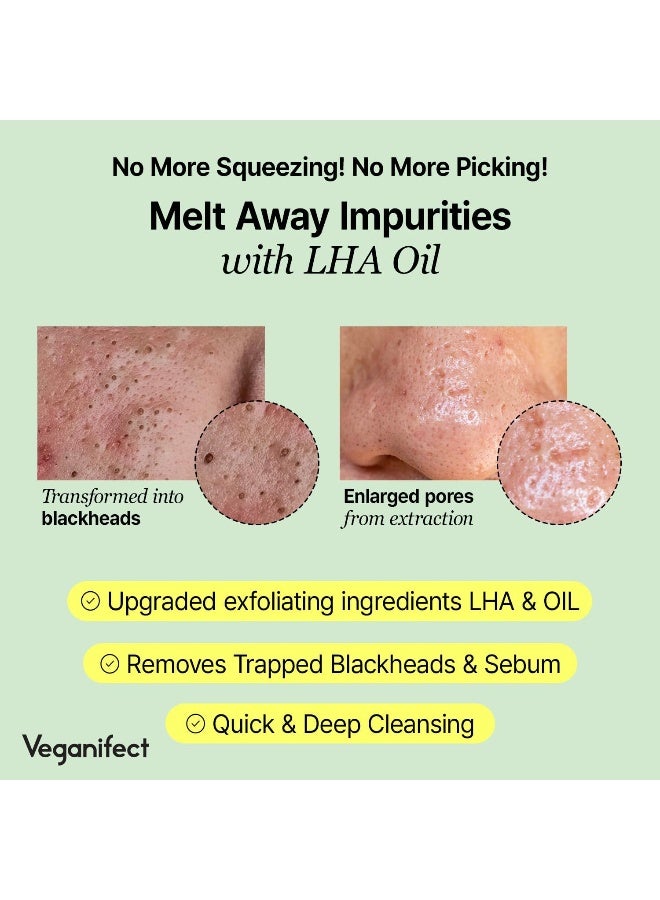 VEGANIFECT Clean and Glow Green Barley LHA Deep Cleansing Oil, Vegan Certified, Removing Heavy Makeup, Blackhead and Whitehead, 6.93 Fl Oz - Image 3