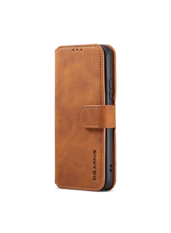 Dg Ming Case For Samsung Galaxy A53 5G Retro Oil Side Horizontal Flip Leather Case with Holder & Card Slots & Wallet - Image 2
