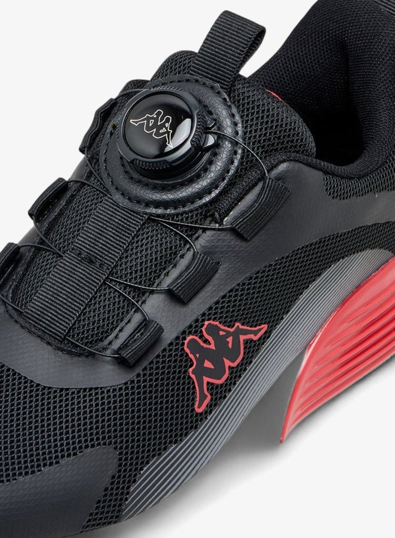 Kappa Boys' Logo Print Sports Shoes with Rotating Buckle Closure - Image 4