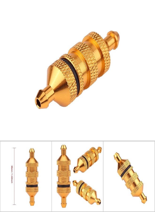 Shanrya RC Car Fuel Filter, RC Fuel Filter, RC Car Fuel HSP for RC Model Car 1/8 1/10 Scale(Gold) - Image 5