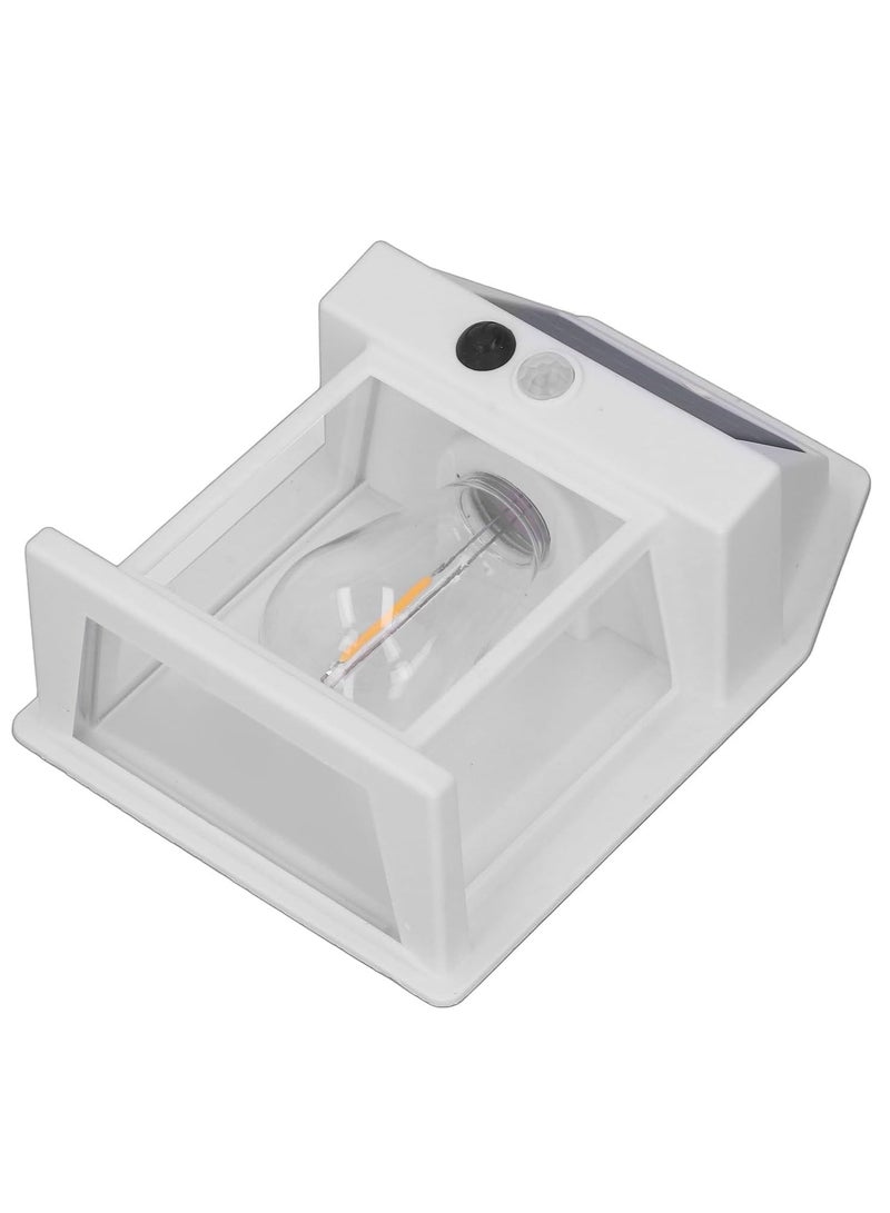 ELTRAZONE Exterior Lighting Fixtures, Motion Sensor Weather Resistant Solar Tungsten Wall Light ABS IP65 Waterproof 3 Modes Easy to Install for Yards - Image 5