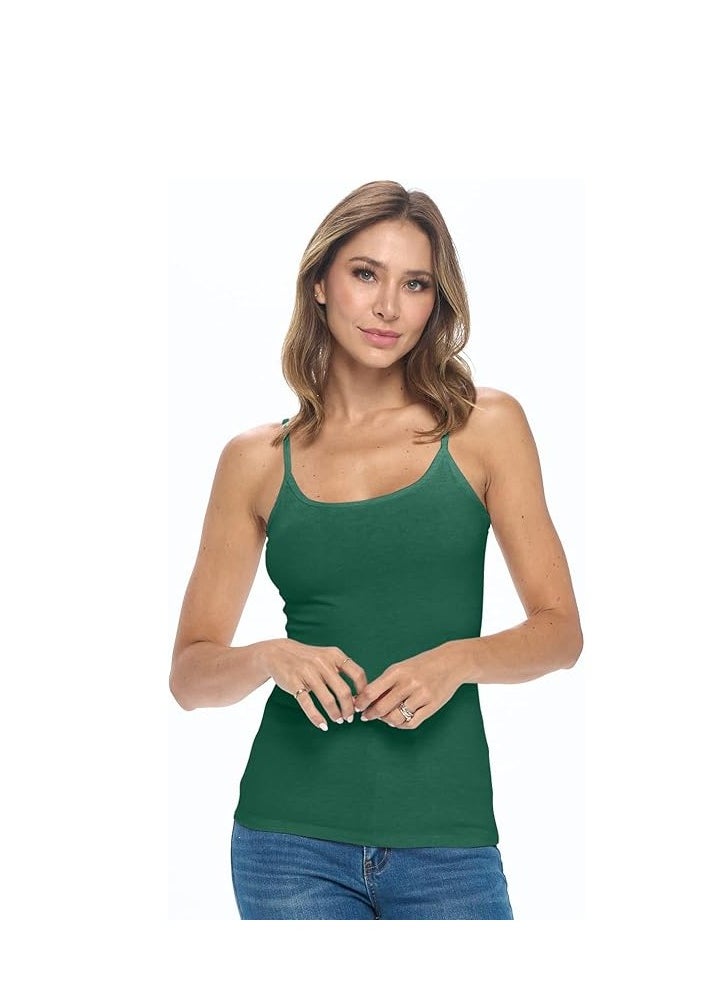 Generic Karina Women's Plain Spaghetti Strap Top - Soft Design for a Feminine, Elegant Look  - Image 1