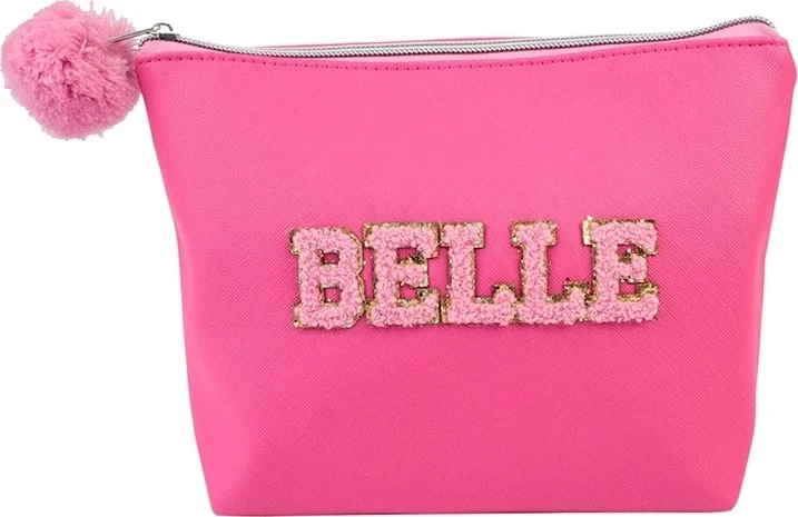 Dolphin DLP-CPG-953 Pom Pom Zippered Makeup Bag