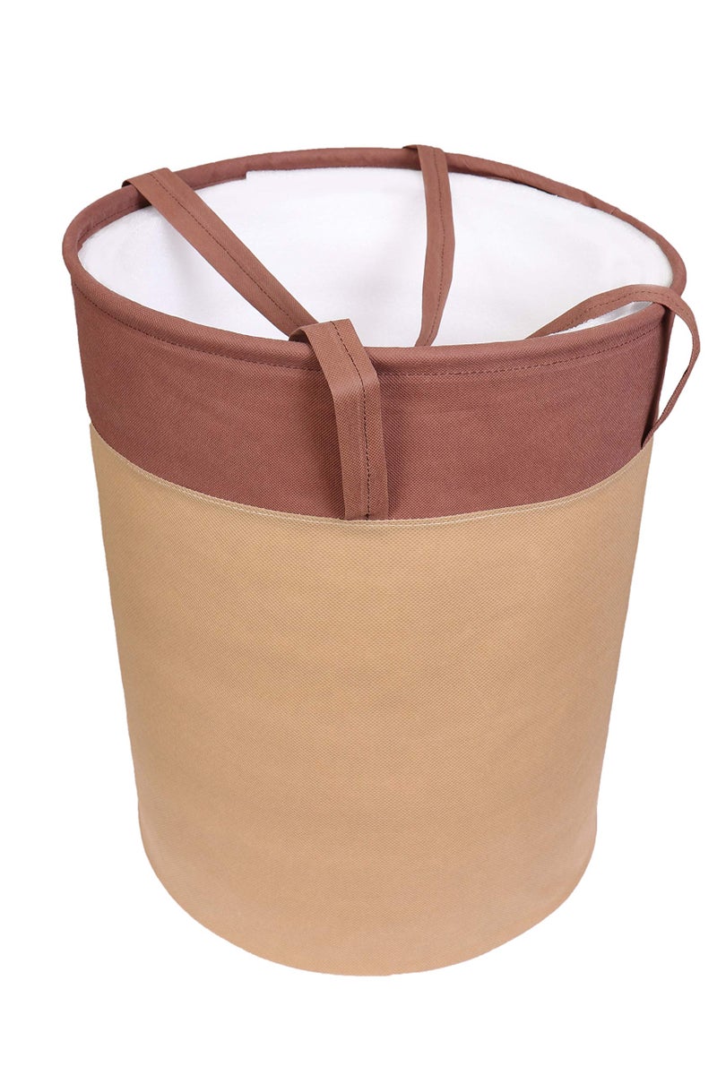 MBW Laundry Bags, Storage Organizer, Basket, Bag I Pack of 1, Biscuit & Brown(Polyethylene) - Image 5