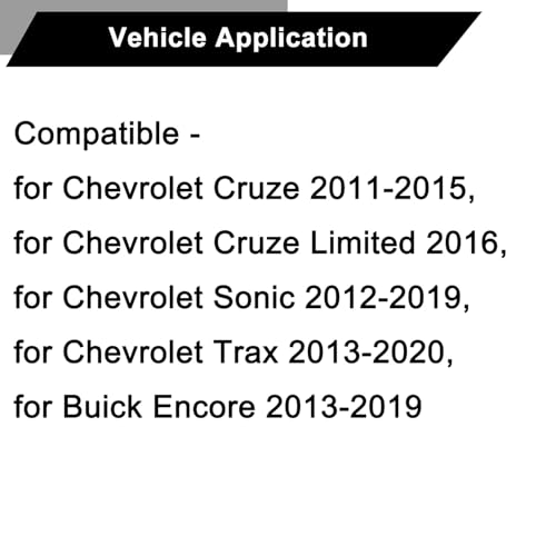 Koxuyim PCV Valve Tubing for 2011-2020 Chevrolet Sonic Trax Cruze, 25193343, Black, High Temperature Plastic/Metal, 0.465 inches, Automotive Part - Image 2