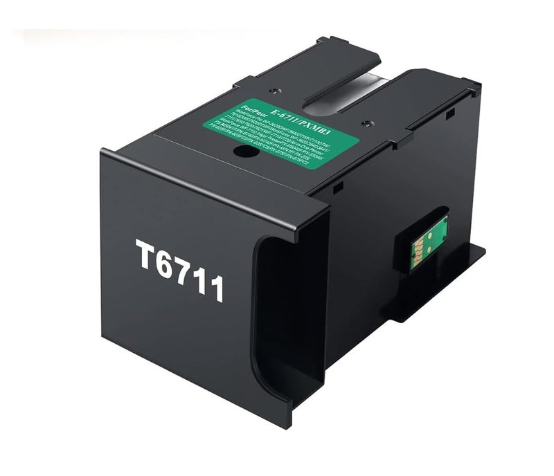CANOFF T6711 C13T671100 Ink Maintenance Box Compatible for Workforce Pro WF-3620DWF 3640DTWF 7110DTW 7610DWF 7620DTWF Workforce WF-3620 3640 3641 7111 7610 7720(with Chip)(T6711 Maintenance Box) - Image 5