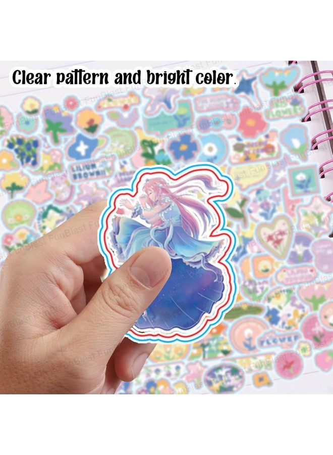 FunBlast Kawaii Stickers Set - 12 Sheet (340+ Pcs) DIY 3D Stickers for Girls, Aesthetic Sticker, Self-Adhesive Stickers, Stickers for Journaling, Scrapbooking, Cute Stickers Set (Seagreen) - Image 5