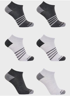 6 Pack Crew Socks