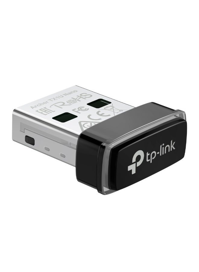 تي بي-لينك تي آي محول واي فاي TP-Link Archer TX1U Nano للكمبيوتر الشخصي، عصا واي فاي 6 AX300، توصيل وتشغيل، حجم نانو، MU-MIMO، وضع نقطة الوصول، متوافق مع أنظمة Windows وLinux  - Image 3