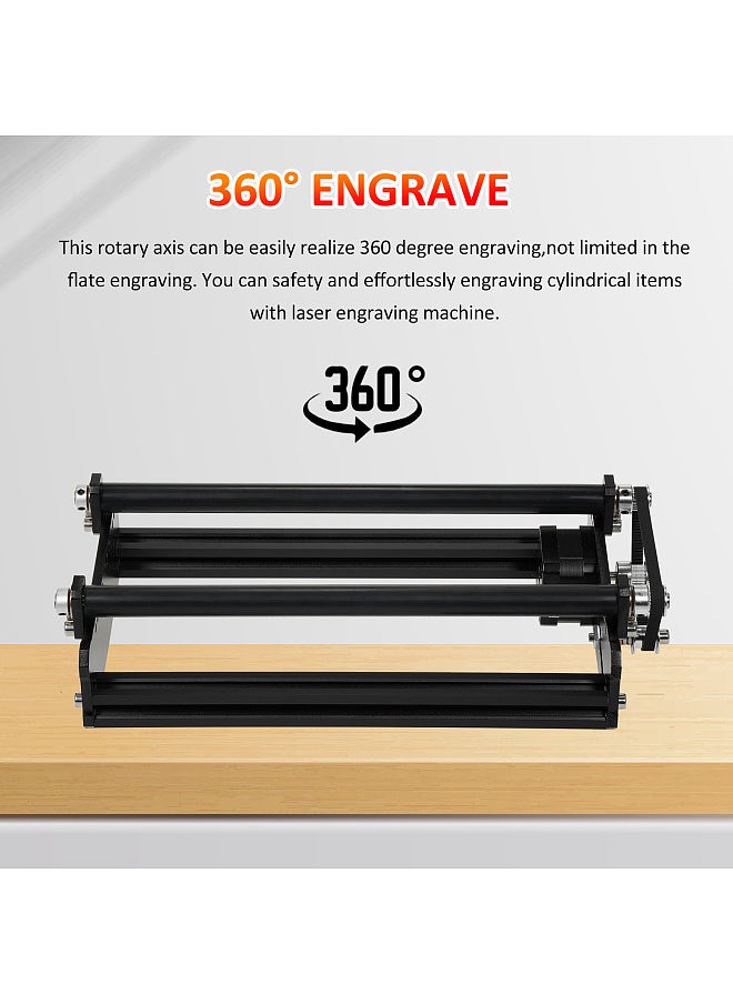 Generic Rotary Axis All-Metal Rolling Rotating Shaft Suitable for All Engraving Machines  - Image 3