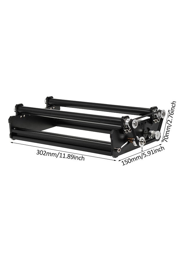 Generic Rotary Axis All-Metal Rolling Rotating Shaft Suitable for All Engraving Machines  - Image 2