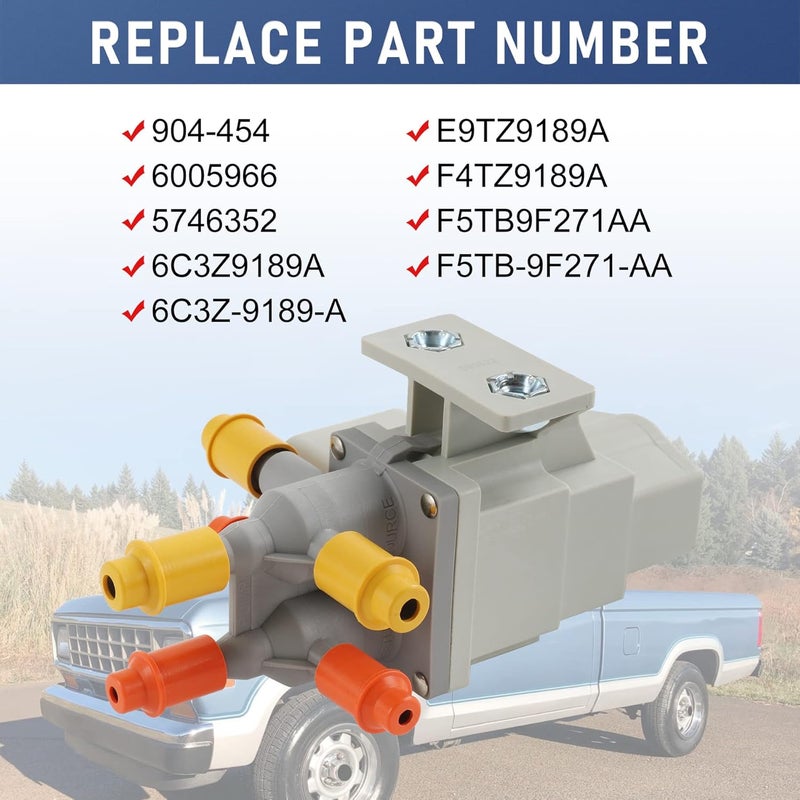 JDMSPEED New 6 Port Fuel Tank Selector Valve Replacement For Ford F250 F350 Super Duty E150 E250 E350 F450 F550 Ranger 6.0L/6.4L/6.7L/7.3L Diesel 6C3Z9189A, 6C3Z-9189-A, F5TB-9F271-AA, 6005966 - Image 3