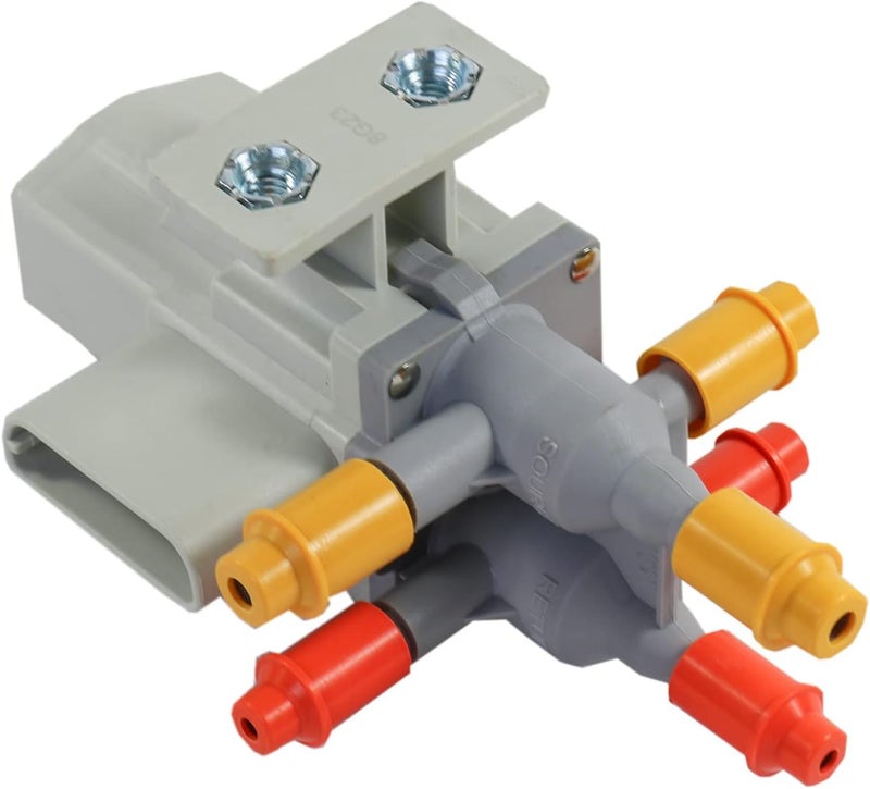 JDMSPEED New 6 Port Fuel Tank Selector Valve Replacement For Ford F250 F350 Super Duty E150 E250 E350 F450 F550 Ranger 6.0L/6.4L/6.7L/7.3L Diesel 6C3Z9189A, 6C3Z-9189-A, F5TB-9F271-AA, 6005966 - Image 1