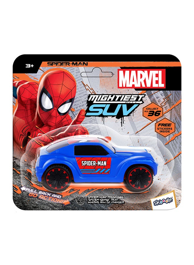 MARVEL سكوديل سحب للخلف أقوى سيارة رياضية متعددة الاستخدامات سبايدرمان - Image 1