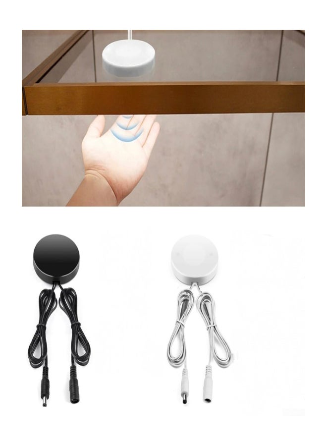 12V/24V bulkhead human body sensor switch LED light sensor switch led strip switch cabinet wardrobe bookcase bulkhead controller DC header - Image 4