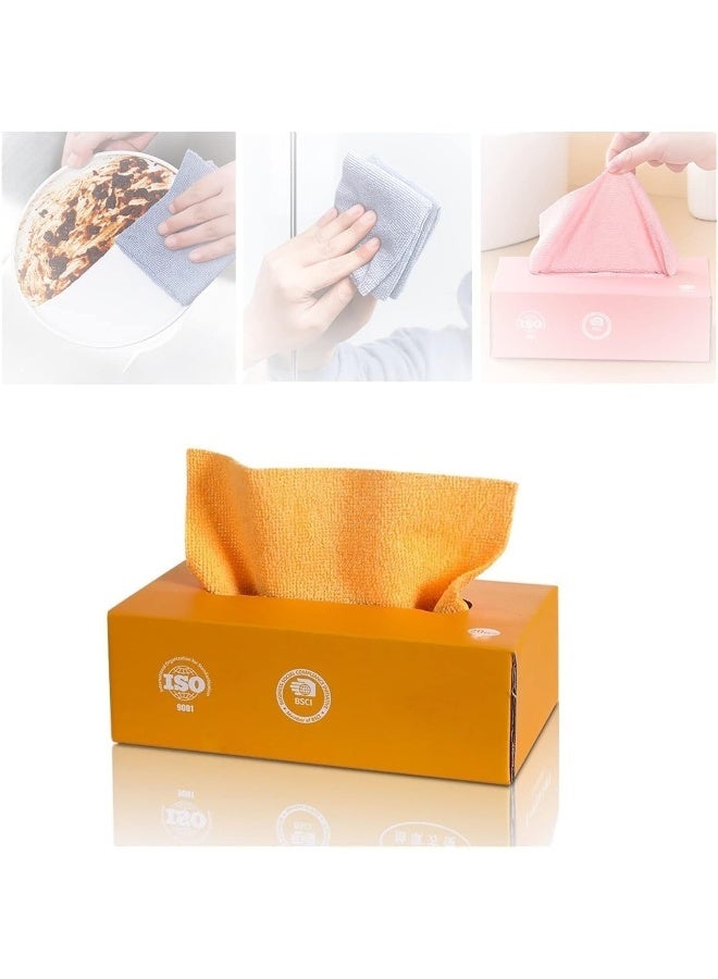 SAFENHAND 20Pcs Cleaning Cloths Reusable Cleaning Cloth Microfiber Towel Rags Cleaning Cloth Lazy Rags Washcloth Washable Multi-Purpose Cleaning Cloths for House Kitchen Car Restaurant - Image 1