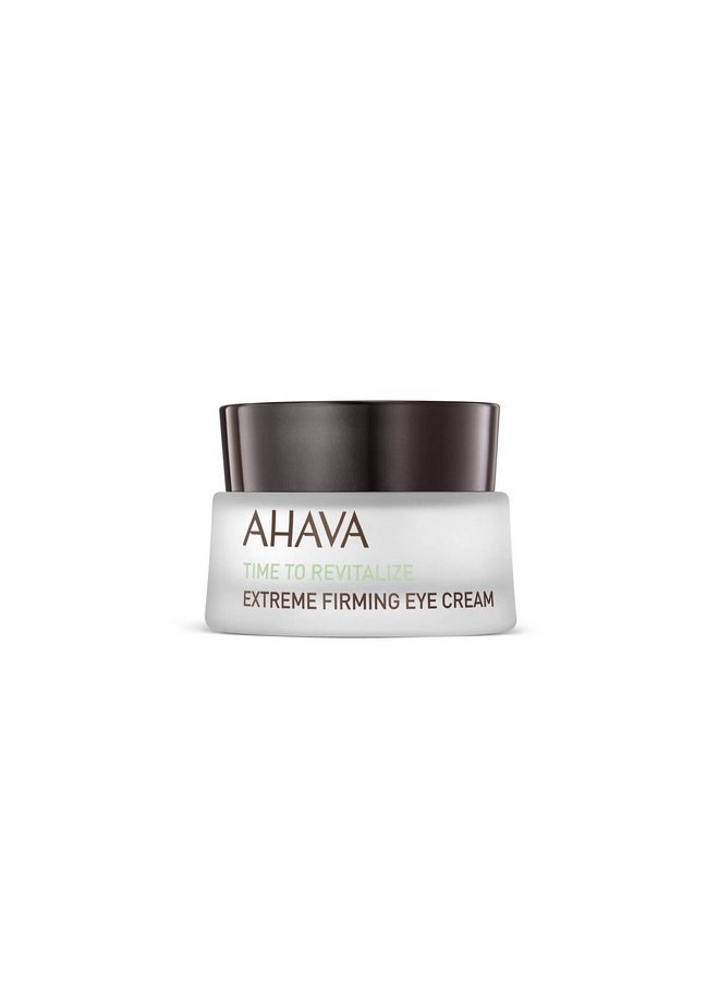 AHAVA Extreme Firming Eye Cream - Firms, Hydrates, Smoothes & Reduce Wrinkles Of Eye Area, Enriched With Extreme Complex, Exclusive Dead Sea Osmoter, Peptides, Hyaluronic Acid & Shea Butter, 0.5 Fl.Oz  - Image 1