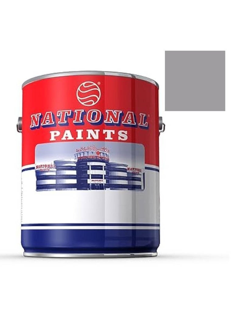 NATIONAL PAINTS دهانات وطنية 230 رمادي تويد - طلاء داخلي مائي - 3.6 لتر - صنع في الإمارات العربية المتحدة - Image 1