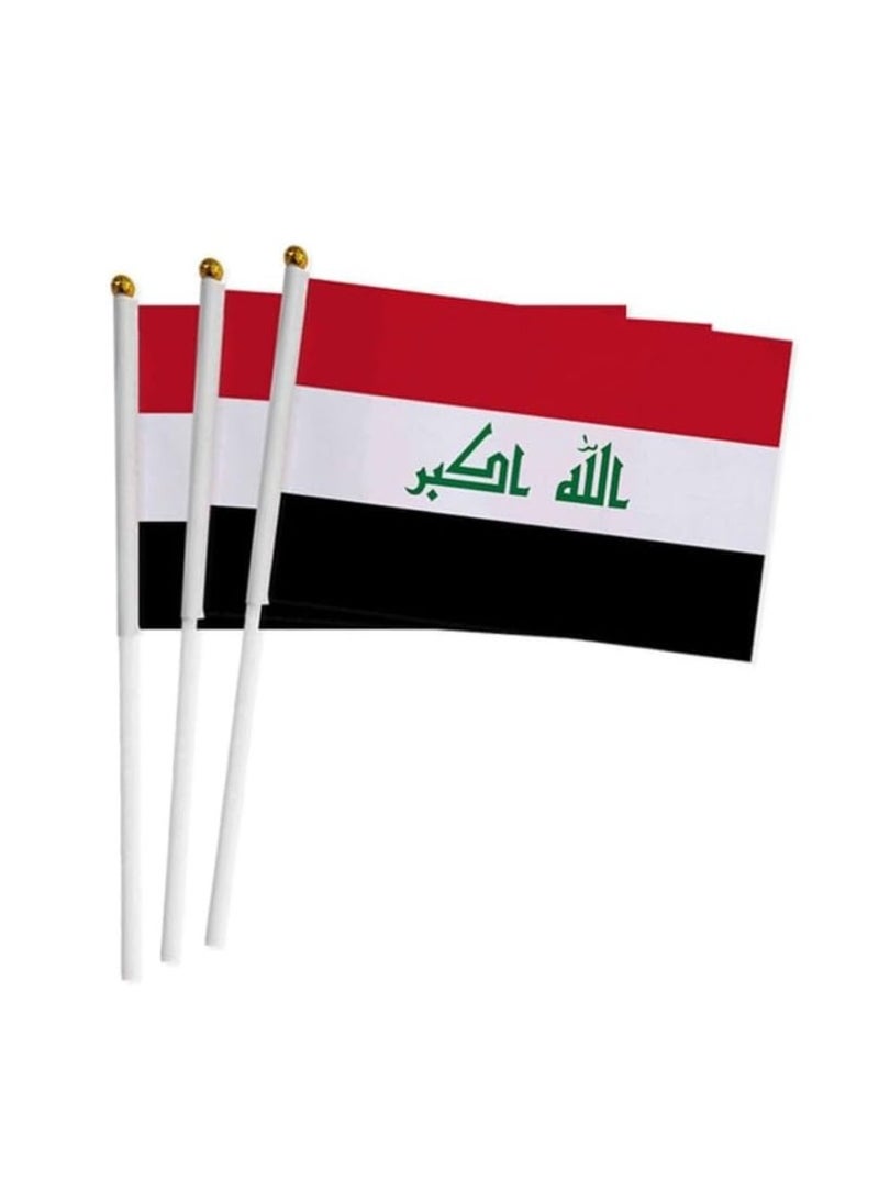 PRINTSHOP4ME Set Of 10 Hand-Held Mini Country Flags-Perfect For Parades-Festivals And Party Decorations-Party Favors And Event Supplies  - Image 1