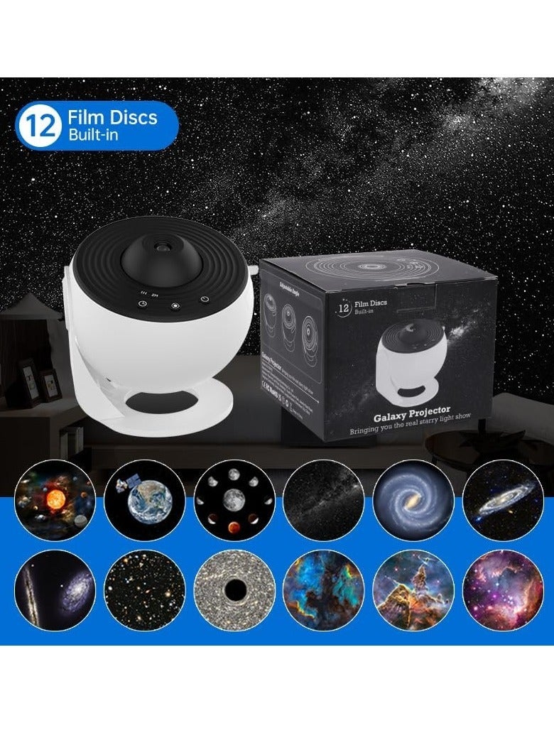 ELTRAZONE 12-in-1 Star Projector Galaxy Light – Rotating Planetarium Night Light with 360° Rotation, Timer, Mute Design for Bedroom, Party & Game Room Atmosphere  - Image 5