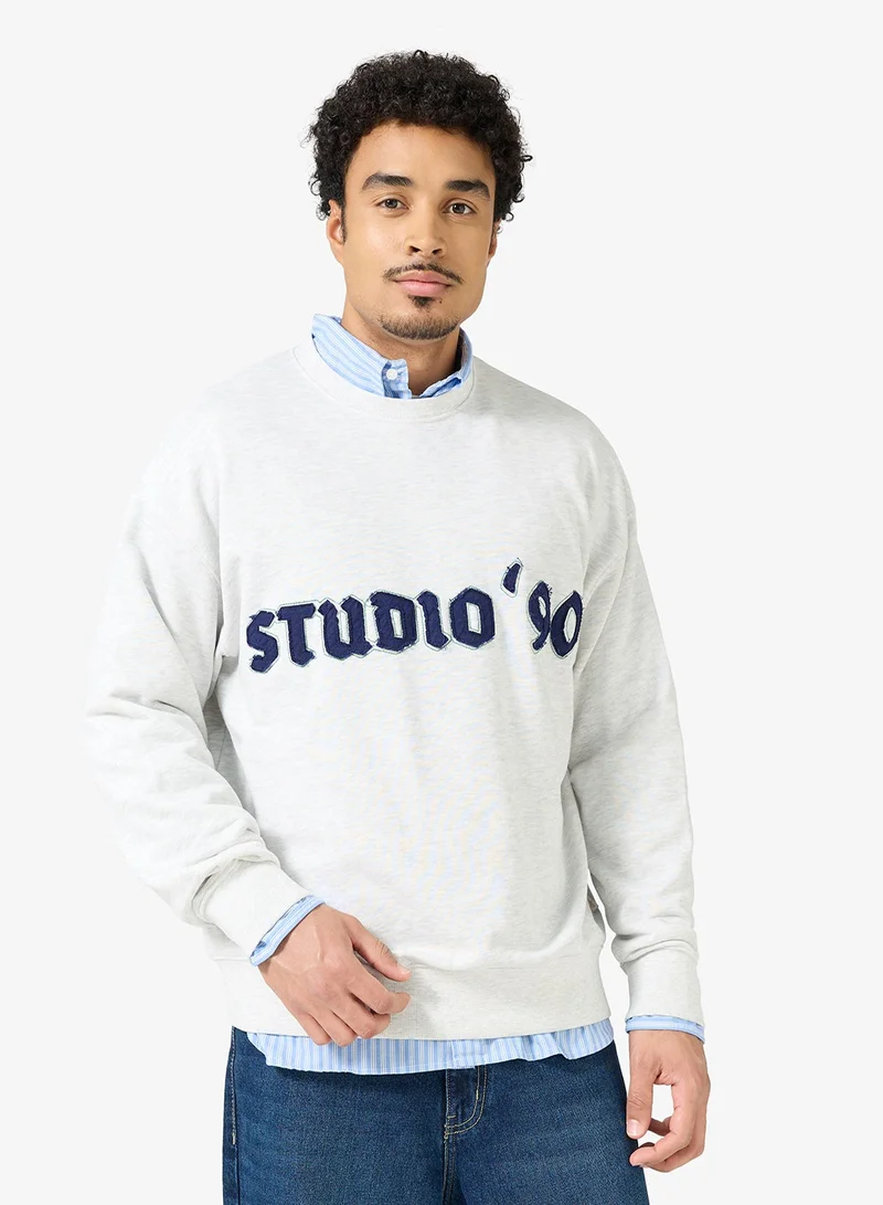 Graphic Pullover Sweatshirt