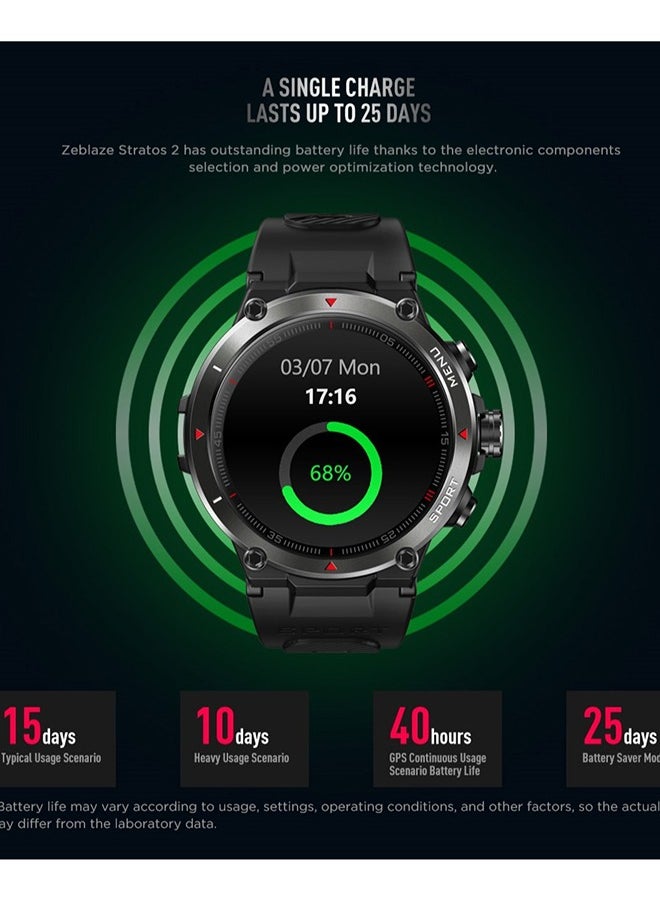 Zeblaze AMOLED Smart Watch GPS Built-in Smart Watches for Men Smartwatches with Bluetooth Make/Answer Calls Multi-app Message Reminder Multi Language Fitness Watch Compatible Android iOS  - Image 3