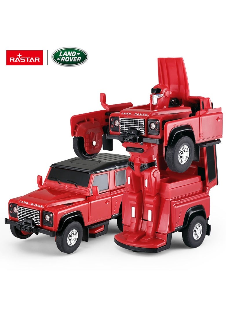 RASTAR RASTAR Official Licensed Land Rover Defender One-Key Convertible 1:32 Scale Toy Car for Boys Girls.  - Image 1